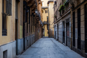 Callejuela de la ciudad de Valencia