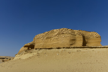 The Whale Desert, also known as Wadi Al Hitan, Egypt