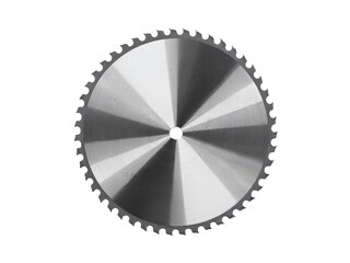 Circular saw blade isolated on transparent background