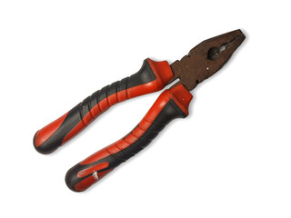Obraz premium Combination pliers on a white background