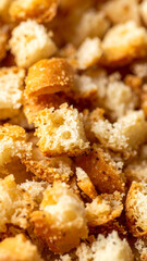 Crispy Golden Bread Crumbs Prepared in a Cozy Kitchen During a Sunny Afternoon