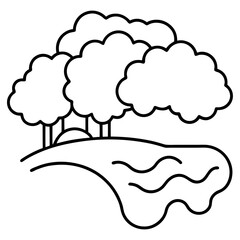 vector illustration of a tree