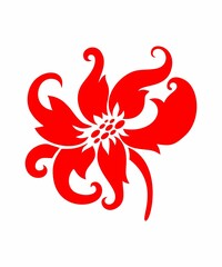 Ruby flower Essence is a charming red flower and a precious gem 021 jpg format