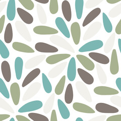 Abstract floral seamless pattern