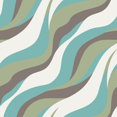 Abstract wavy seamless pattern