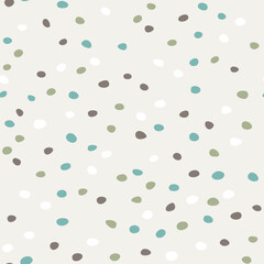 Abstract spotty seamless pattern
