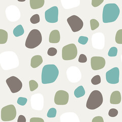 Abstract spotty seamless pattern