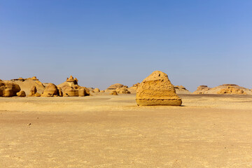 The Whale Desert, also known as Wadi Al Hitan, Egypt