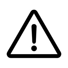 warning sign icon