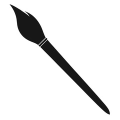 vector illustration of a brush