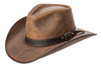 A cowboy hat isolated on white or transparent background