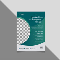 Corporate business flyer template design Modern and clean flyer design Template