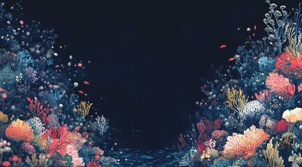 Underwater Coral Reefscape