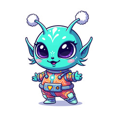 Cute Alien Icon Very cool Design