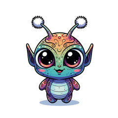 Cute Alien Icon Very cool Design