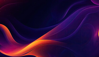 Abstract flowing lines in vibrant colors