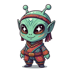 Cute Alien Icon Very cool Design