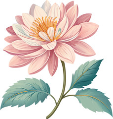 Seamless Floral Pattern with Vibrant Blossoms and Delicate Leaves for Elegant Textile and Wallpaper Designs