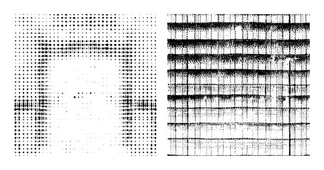 Vector Abstract geometric featuring dots and lines create a modern .