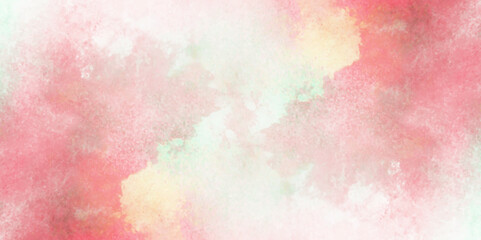 Fototapeta premium Abstract pastel-toned gradation watercolor background, Oil painting digital art background texture, Overlay featuring soft pastel hues of blue, pink.