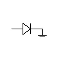 Zener Diode Schematic Diagram with Ground Connection