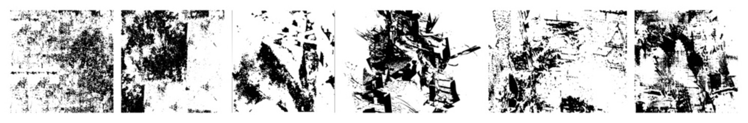 Obraz premium Vector Abstract distressed textures create a dynamic grunge .