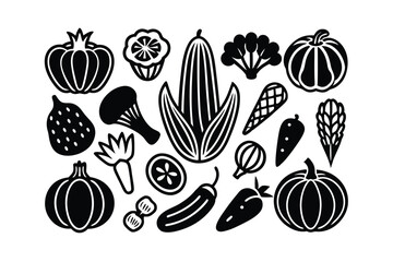 vector illustration of a set