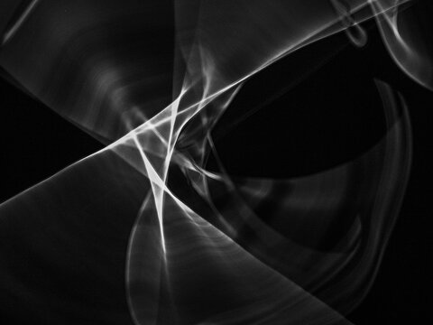 colorful light trails in dark background. Abstract light routes that rotate in vibrant colors. Forestry of the blurry movement of light painting. Blurred lights at night. Intentional camera movement,  - Powered by Adobe