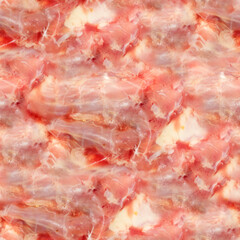 Seamless 4k photo texture material of vacuum sealed chicken meat.