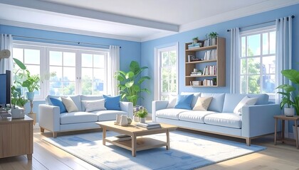 Fototapeta premium modern living room