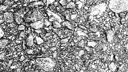 Obraz premium Rocky terrain texture