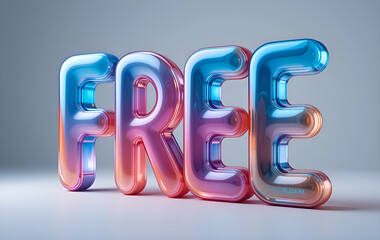 Eye-Catching Promotional "FREE" Sign