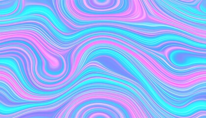 Fototapeta premium Futuristic Abstract Cyber Background with Neon Gradient Waves