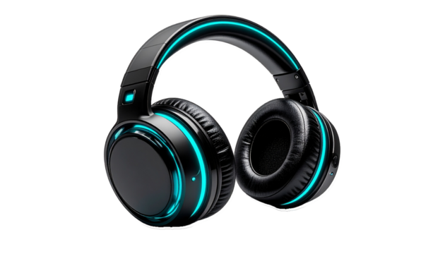 Futuristic Mechanical Gear Element – Transparent PNG