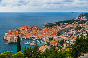 Naklejka premium dubrovnik old town