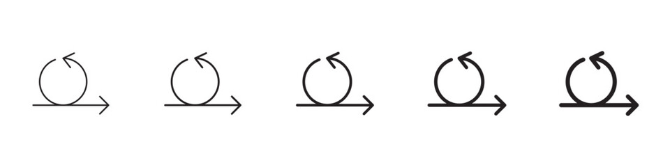 Agile icons in black outline, solid and colored style