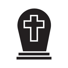 Obraz premium tombstone icon, simple vector eps