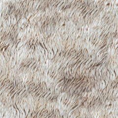 Seamless 4k photo texture of light gray fur material.