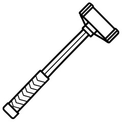 Minimal Reflex Hammer Line Art
