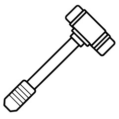 Minimal Reflex Hammer Line Art