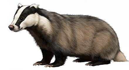 Badger illustration