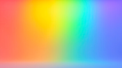 Vibrant Color Gradient Background with Smooth Transition from Red to Blue Shades in Soft Light