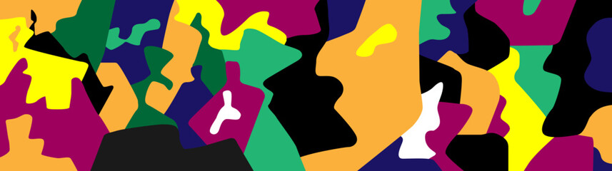  People mental health social psychology abstract background , horizontal vector illustration 