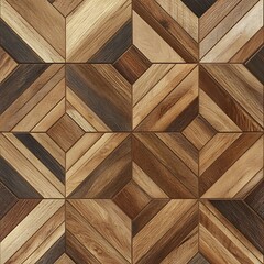 Geometric wooden floor tile pattern a modern decorative surface background suitable for interior design projects and decorative purposes