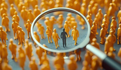 Finding the right person in a crowd