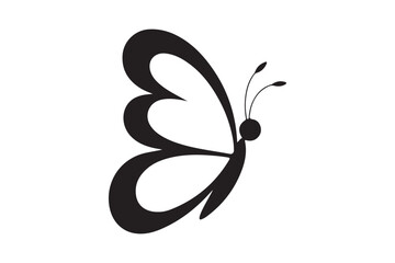 A minimalist line art logo depicting the silhouette of a letter 