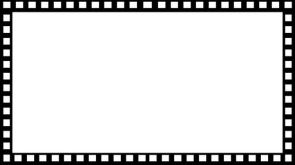 Obraz premium Old Film Reel Effect Overlay Abstract black background wallpaper dark texture design pattern graphic illustration backdrop blank space