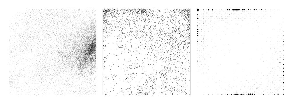 Vector Scatter plots visualize data distribution and density with distinct point .