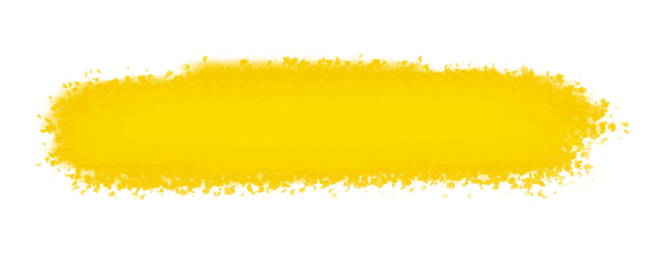 Yellow paint brush stroke background texture design element artistic bright color graphic art