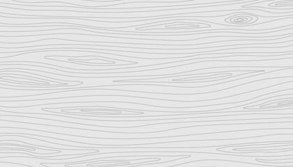 White wood texture. Hand drawn natural grain wooden vector abstract background